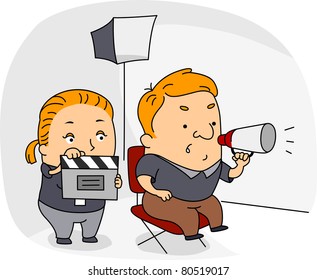 Illustration of a Director at Work