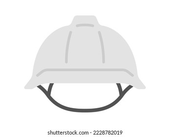 Illustration of disaster prevention helmet.