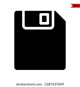 illustration of disk glyph icon