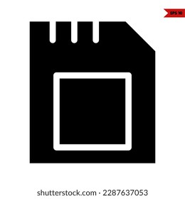 illustration of disk glyph icon