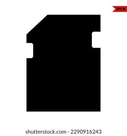 illustration of disk glyph icon