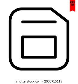 illustration of diskette design icon