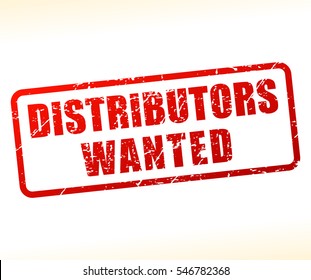 Illustration of distributors wanted 