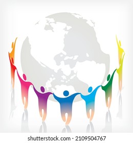 Es una ilustración de la diversidad de la tierra