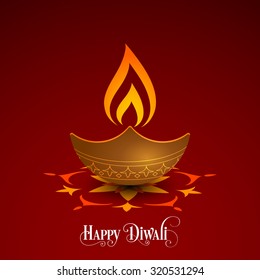 illustration of Diwali for the celebration of Hindu community festival.