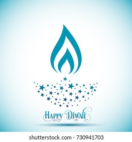 illustration of Diwali for the celebration of Hindu community festival.