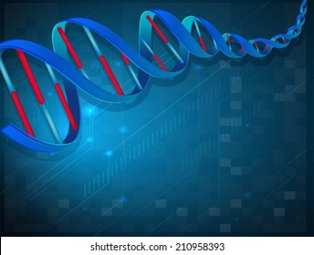 Illustration of a DNA