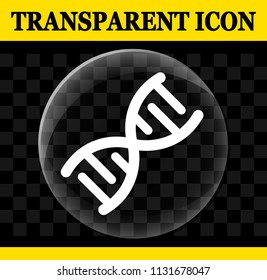 Illustration of dna vector circle transparent icon