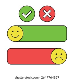 Illustration do vs dont infographic element