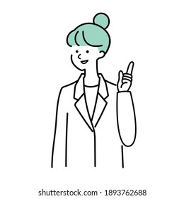 Illustration of a doctor to guide