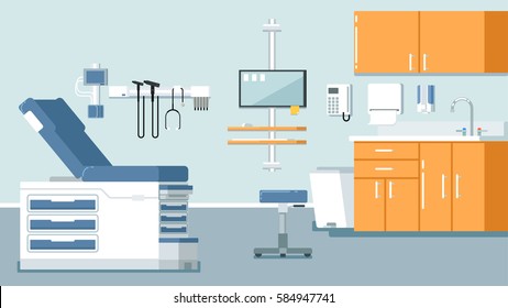 Illustration Of A Doctor Office Illustration Hospital