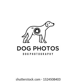 Illustration Dog animal Logo design photography Template