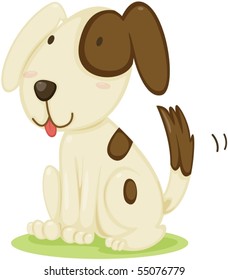 Sitting Dog Cartoon Images, Stock Photos & Vectors | Shutterstock