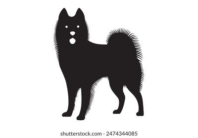 illustration of a dog shilhoutee vector
