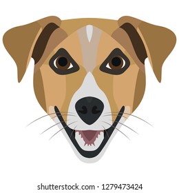 Illustration Dog Terrier for the creative use in graphic design