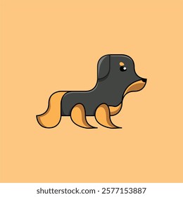 ILLUSTRATION DOG VECTOR DESIGN TEMPLATE