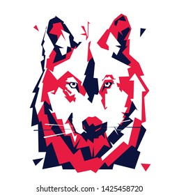 illustration of dogs on vector