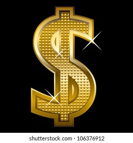 Illustration of dollar symbol