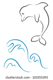 Illustration of dolphin