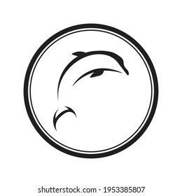illustration Dolphin Logo Vector design template