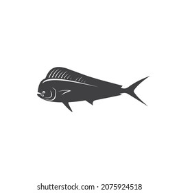 illustration of dolphinfish, vector art.