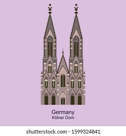 illustration of Kölner Dom, Germany