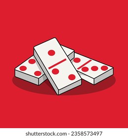 The Illustration of Domino Game