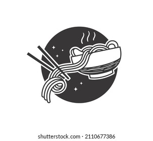 illustration doodle japanese noodles design