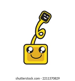 illustration doodle toy cute concept good for children.