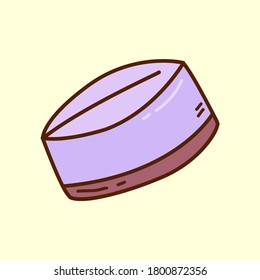 Illustration doodle vector of cap icon moeslim man