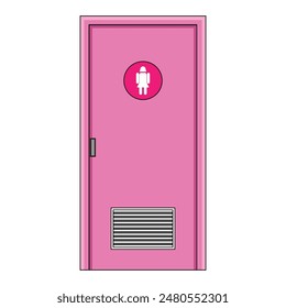 The Illustration of Door Building
