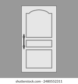 The Illustration of Door Building