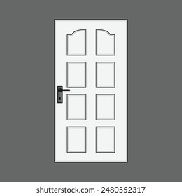 La ilustración de la construcción de puertas