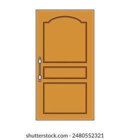 The Illustration of Door Building