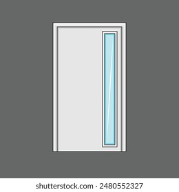 La ilustración de la construcción de puertas