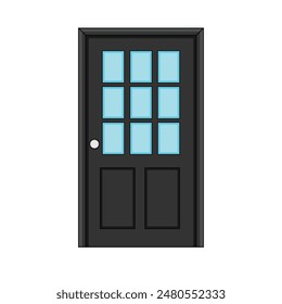 The Illustration of Door Building