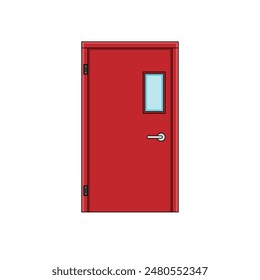 The Illustration of Door Building