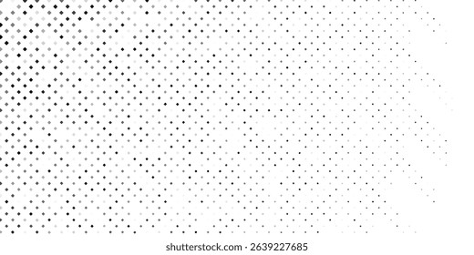 Illustration dotted halftone gradient texture. Vanishing polka dot background. Repeating dots gradation design simple abstract modern