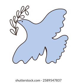 illustration of a dove Cute Bird 