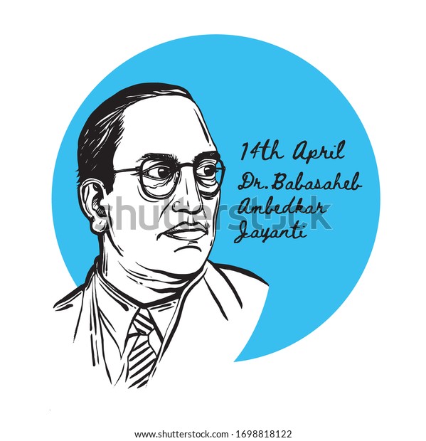 Illustration Dr Bhimrao Ramji Ambedkar Dr Stock Vector (Royalty Free ...