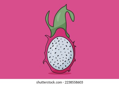illustration of a dragon food vector design