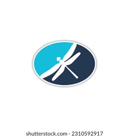 illustration of dragonfly, insect, vector art.