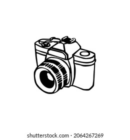 Illustration drawing design camera vector