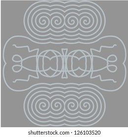 illustration drawing of ornamental frame vector format background