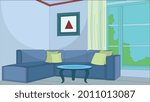 Illustration of Drawing room vector design
