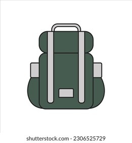 Illustration Drawing Style of Camping Icon