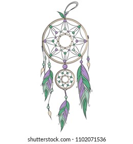 illustration of a dream catcher