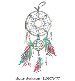 illustration of a dream catcher