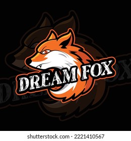 The Illustration of Dream Fox Esport Logo