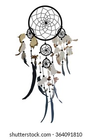Illustration of a dream-catcher